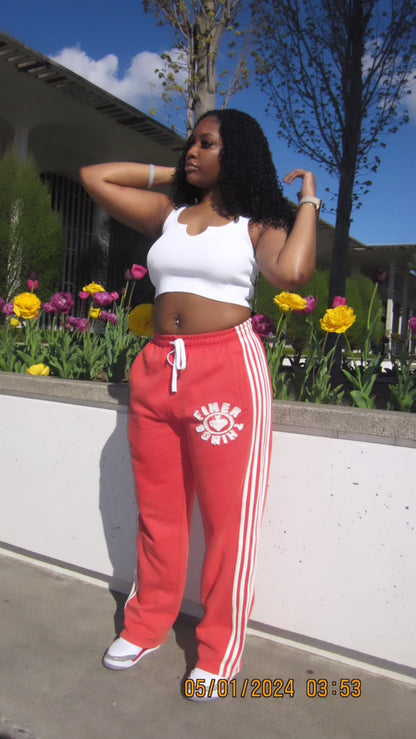 Red Striped Sweats